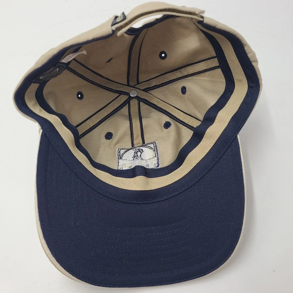 Mammoth Cave Hat Adjustable Ouray Beige Blue Hiker Brand National Park Logo Men